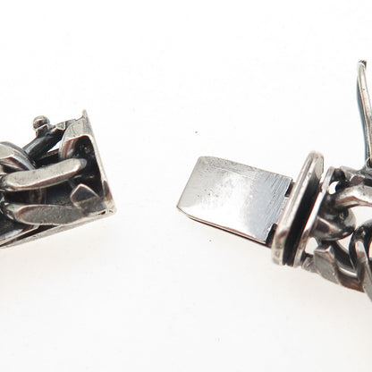 Friedrich Speidel 800 Silver Vintage Germany Bismark Link Bracelet 7.25"