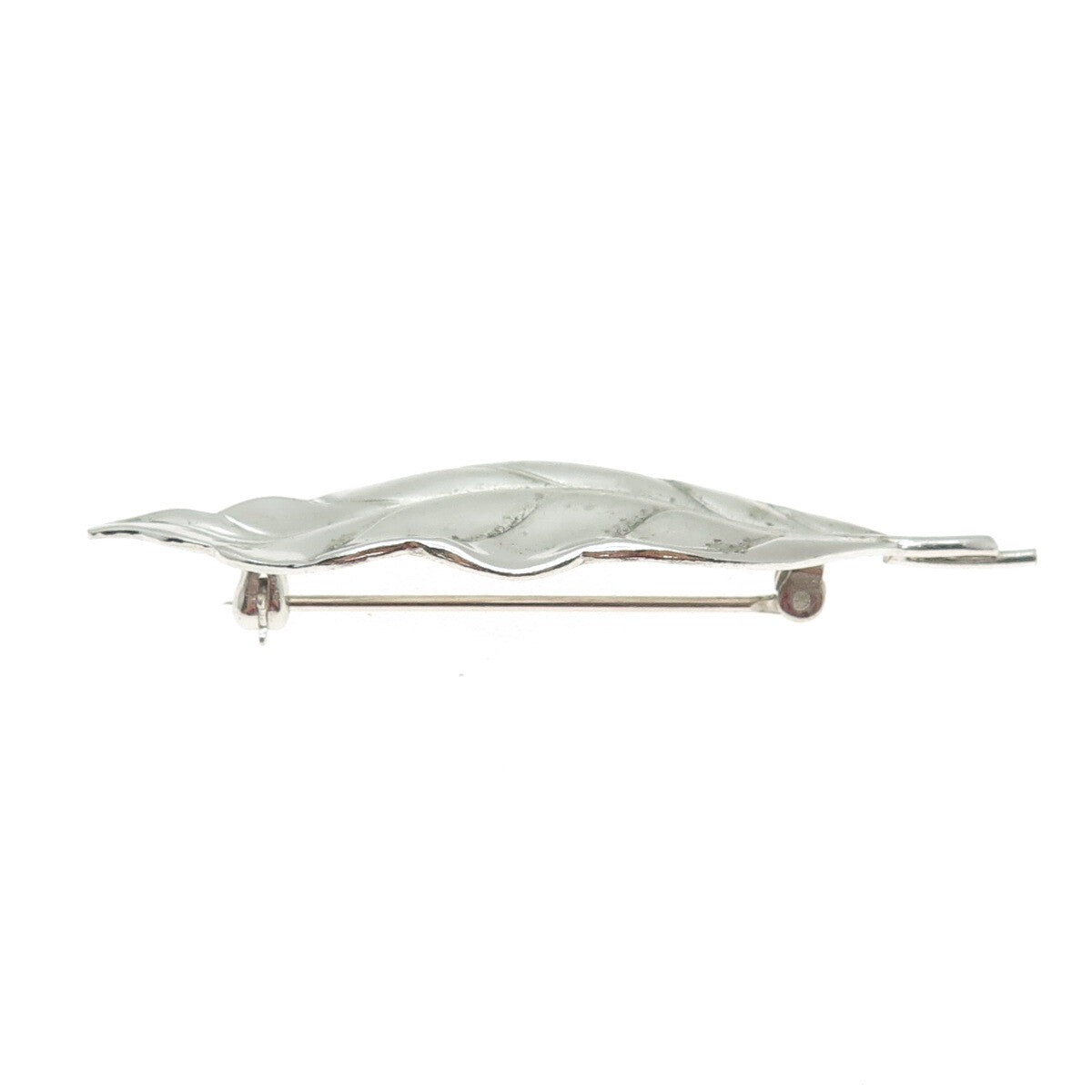 WINARD 925 Sterling Silver Antique Art Deco Leaf Pin Brooch