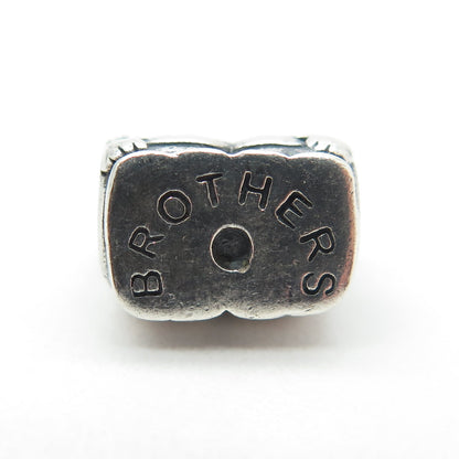 CHAMILIA 925 Sterling Silver Brothers Bead Charm