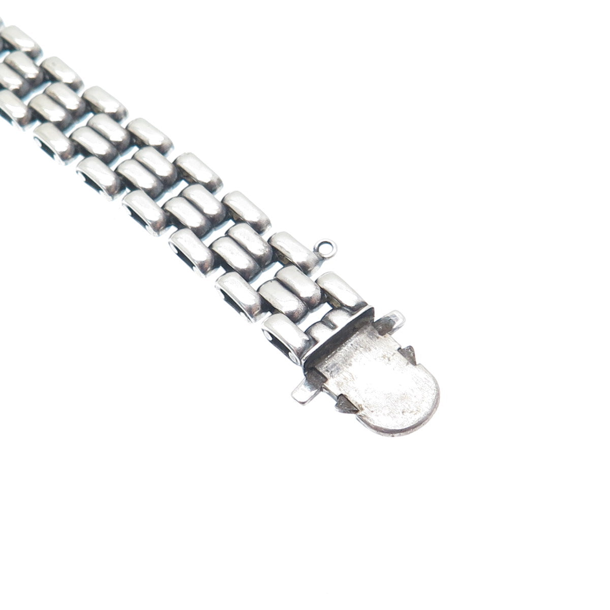 KOLLMAR JOURDAN 835 Silver Vintage Panther Link Bracelet 7"