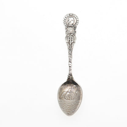 Alvin 925 Sterling Silver Antique 1893 World's Columbian Exposition Coffee Spoon
