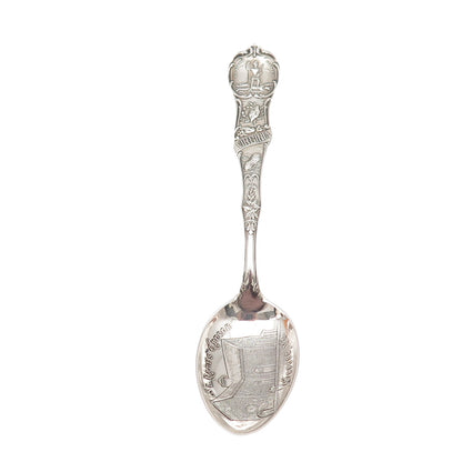 Mechanics 925 Sterling Antique Art Deco St. Paul's Church Norfolk VA Tea Spoon