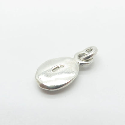 925 Sterling Silver Vintage "i" Seed Minimalist Pendant