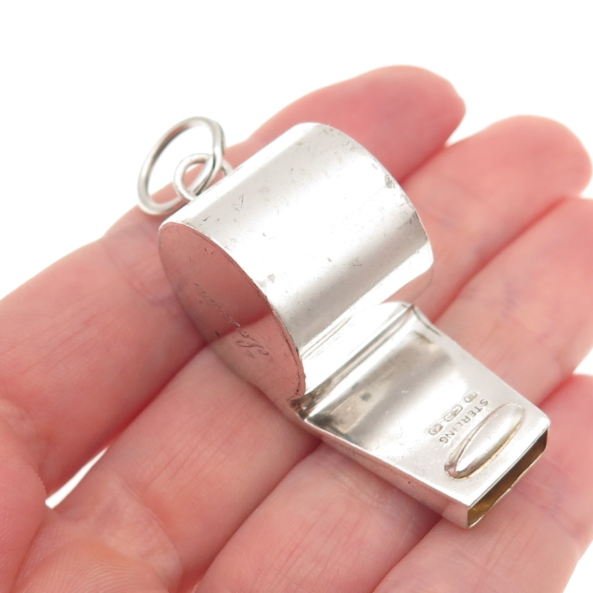 R. Blackinton & Co. 925 Sterling Silver Vintage Whistle Fob Pendant