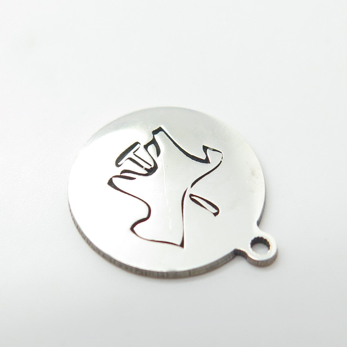 925 Sterling Silver USA Two In Town Horse Pendant