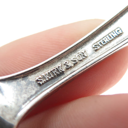S. KIRK & SON 925 Sterling Silver Antique 1940 Severn-Worthington Baby Spoon