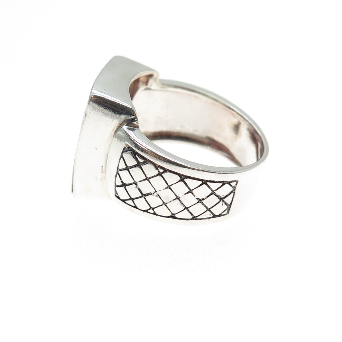 PHLD PlayHardLookDope 925 Sterling Silver Real Coral Ring Size 10.75
