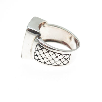 PHLD PlayHardLookDope 925 Sterling Silver Real Coral Ring Size 10.75