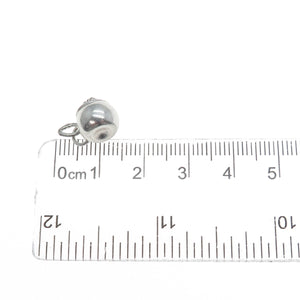 925 Sterling Silver Vintage Fruit Cup Minimalist 3D Charm Pendant