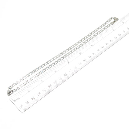 925 Sterling Silver Vintage Italy Anchor Mariner Chain Necklace 18"