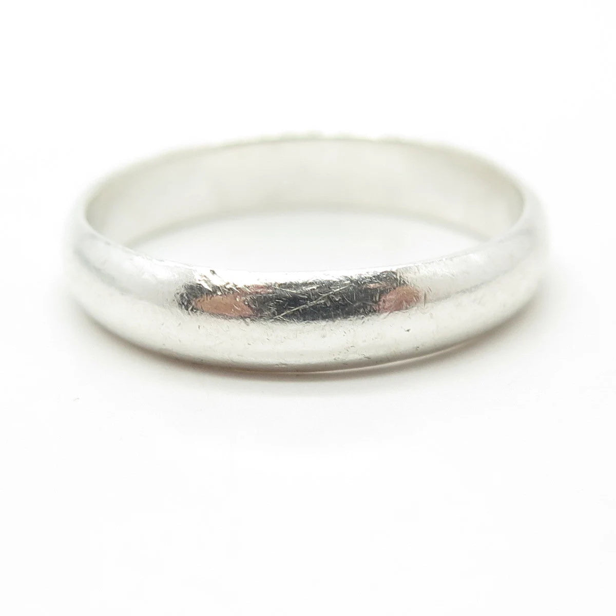 925 Sterling Silver Vintage Classic Band Ring Size 12.75
