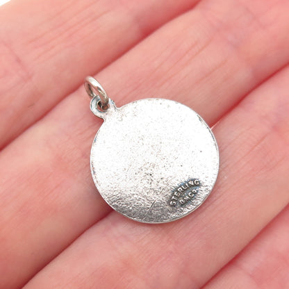 Breadner & Co. 925 Sterling Silver Vintage Enamel Maritimes Mini Charm Pendant