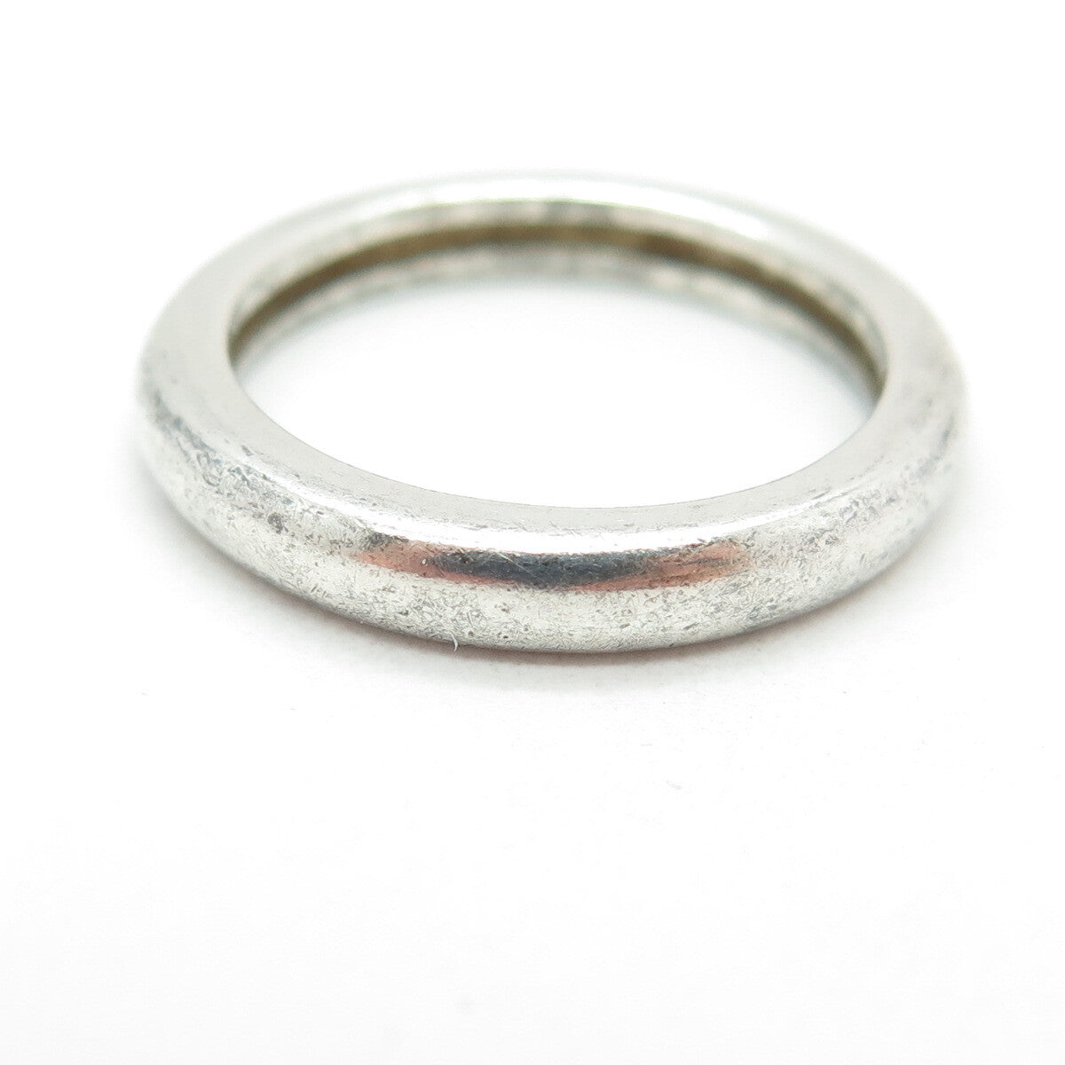 MICHELLE ALBALA 925 Sterling Silver Vintage Wedding Band Ring Size 7