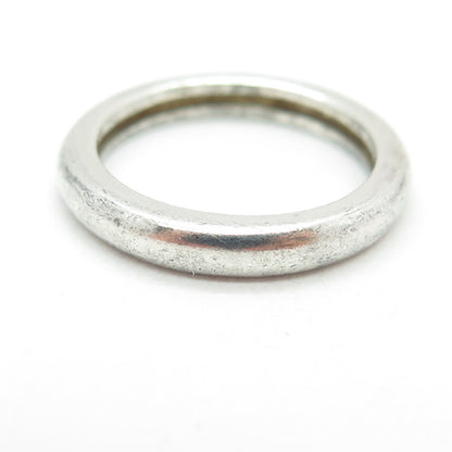 MICHELLE ALBALA 925 Sterling Silver Vintage Wedding Band Ring Size 7