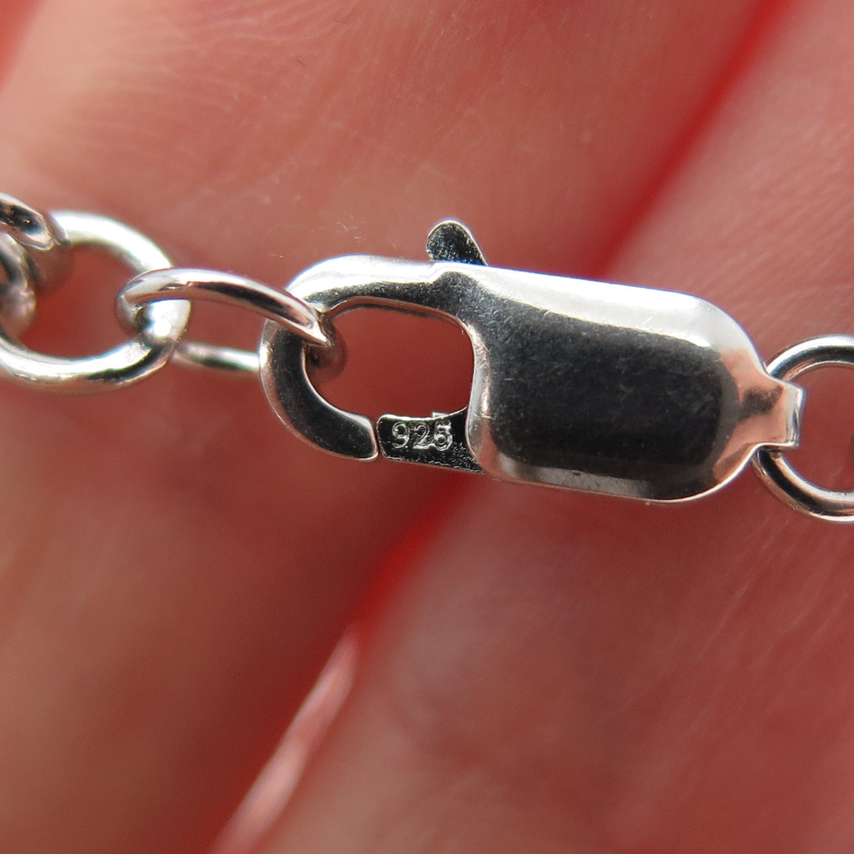 925 Sterling Vintage Hometown Heroes Salute 9/11 Prince-of-Wales Bracelet 6.75"
