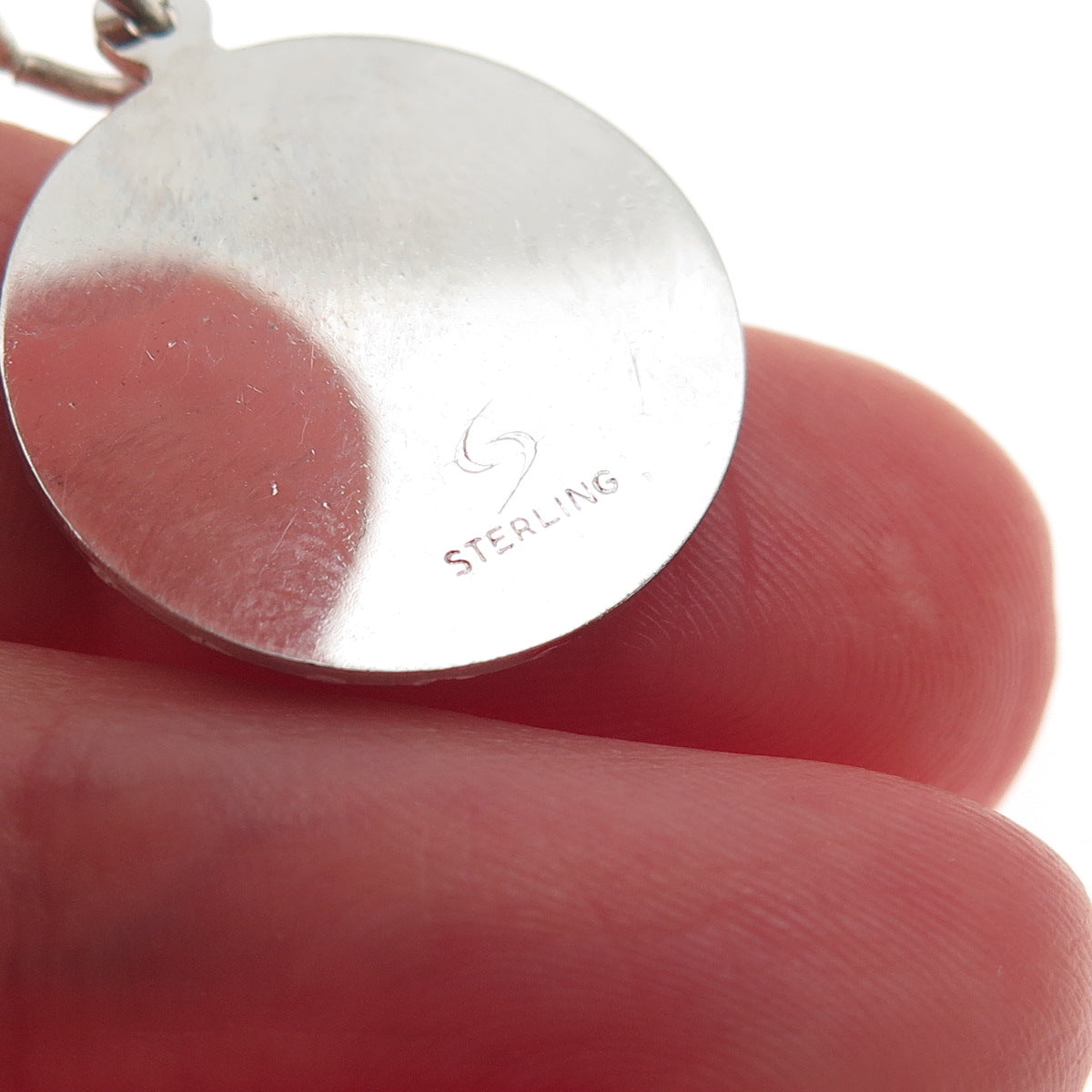 Spencer Co. 925 Sterling Silver Vintage Prayer Hands Charm Pendant
