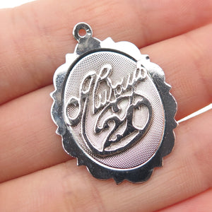 Town & Country 925 Sterling Silver Vintage Always 21 Charm Pendant