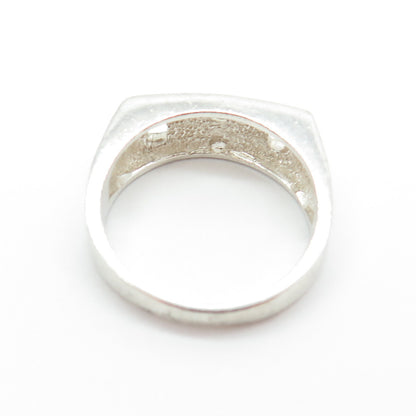 925 Sterling Silver Vintage "DAD" Ring Size 8.25