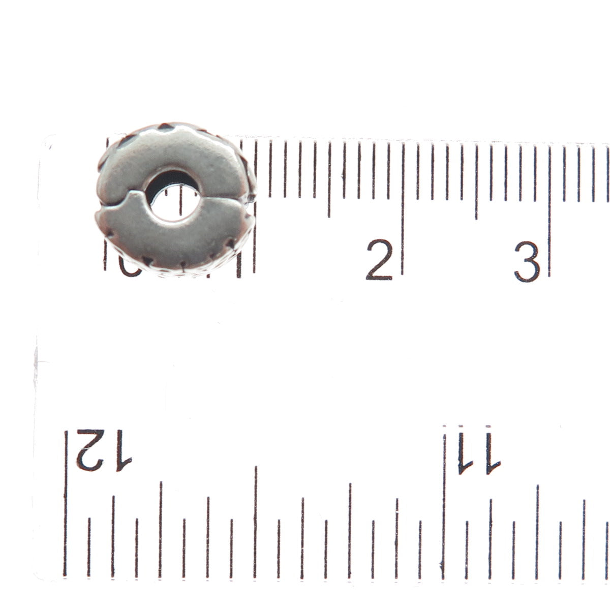 PANDORA 925 Sterling Silver Swirl Clip Bead Charm