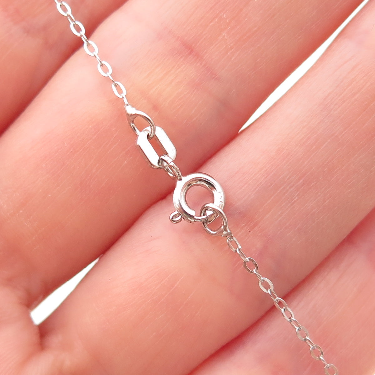 Chuck Clemency 925 Sterling Silver Real Tanzanite Cross Cable Chain Necklace 20"