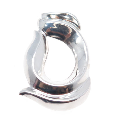 925 Sterling Silver Vintage Mexico Modernist Pin Brooch