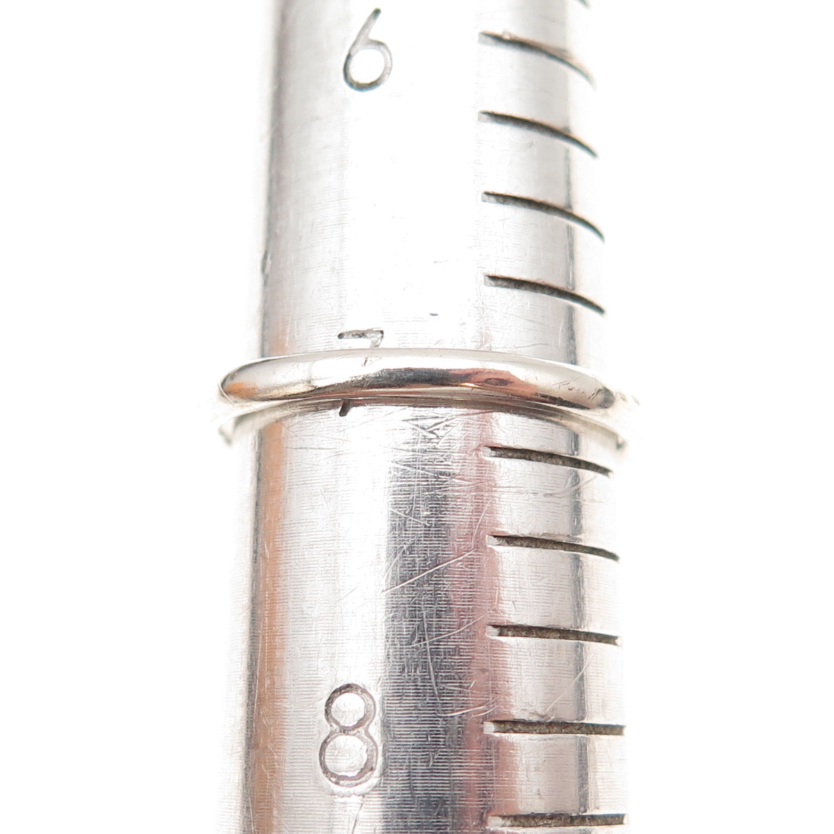 925 Sterling Silver Vintage Twisted Oxidized Ring Size 7