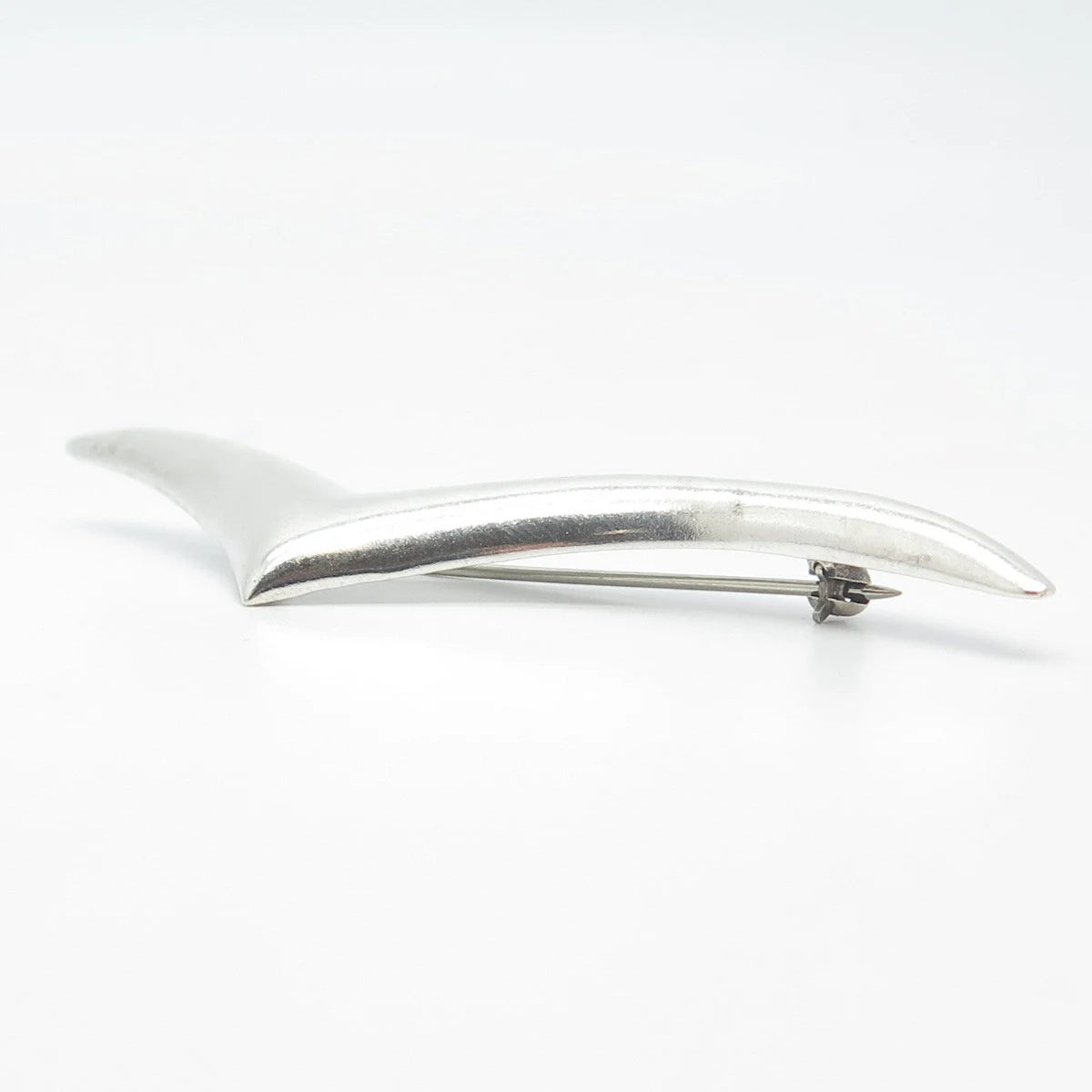 925 Sterling Silver Vintage Mexico Check Mark Pin Brooch