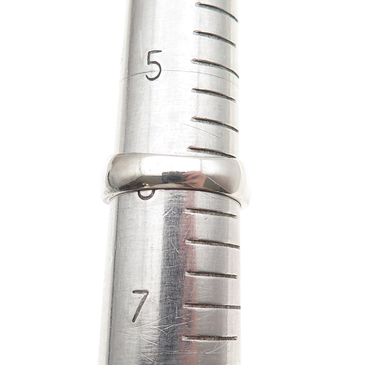 925 Sterling Silver Vintage Modernist Arrow Oxidized Ring Size 6