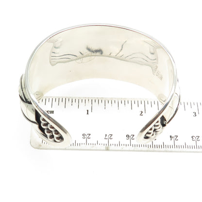 DOMINIQUE DINOUART 925 Sterling Silver Vintage Mexico Modernist Bracelet 6.75"