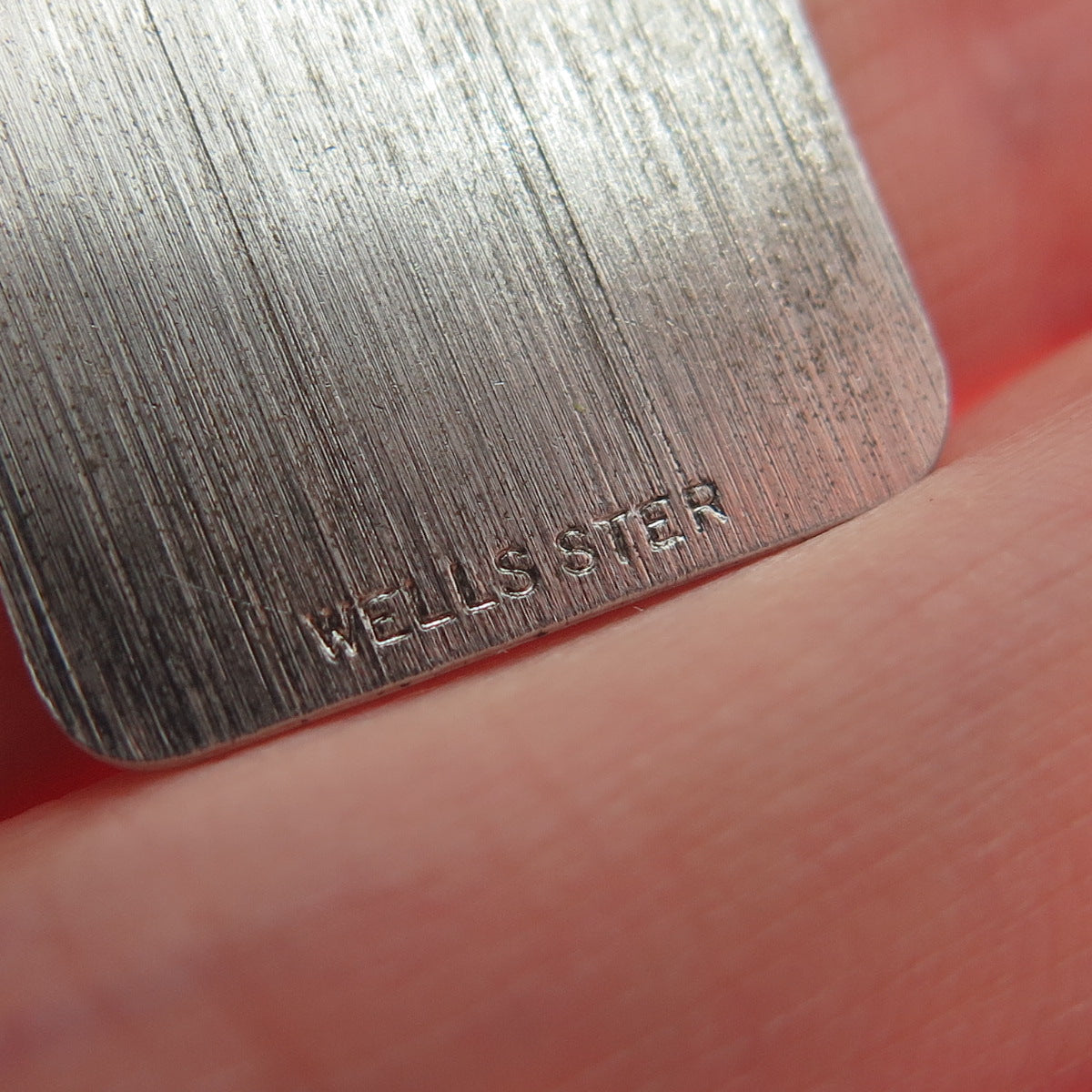 WELLS 925 Sterling Silver Vintage Class of 1967 Minimalist Charm Pendant