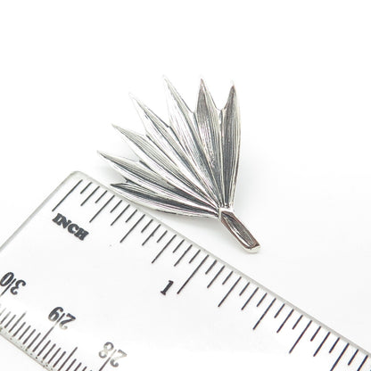 925 Sterling Silver Vintage 2006 "Woodlands Trail & Park" Leaf Pin