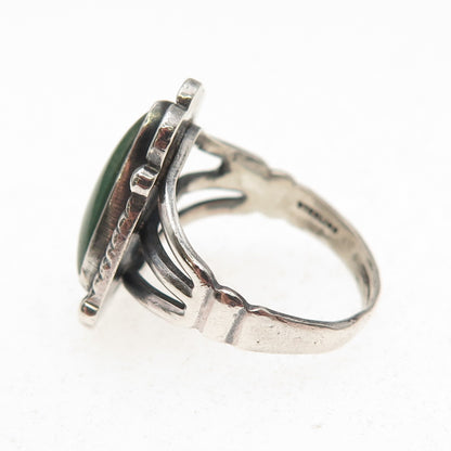 Old Pawn Sterling Silver Vintage Southwestern Royston Turquoise Ring Size 6.25