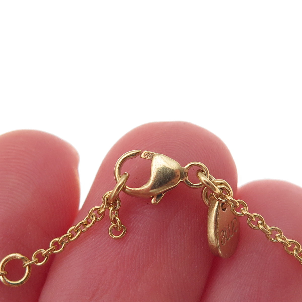 Awe Inspired 925 Sterling Gold Plated Real Diamond Phoenix ID Bracelet 6-6.75"