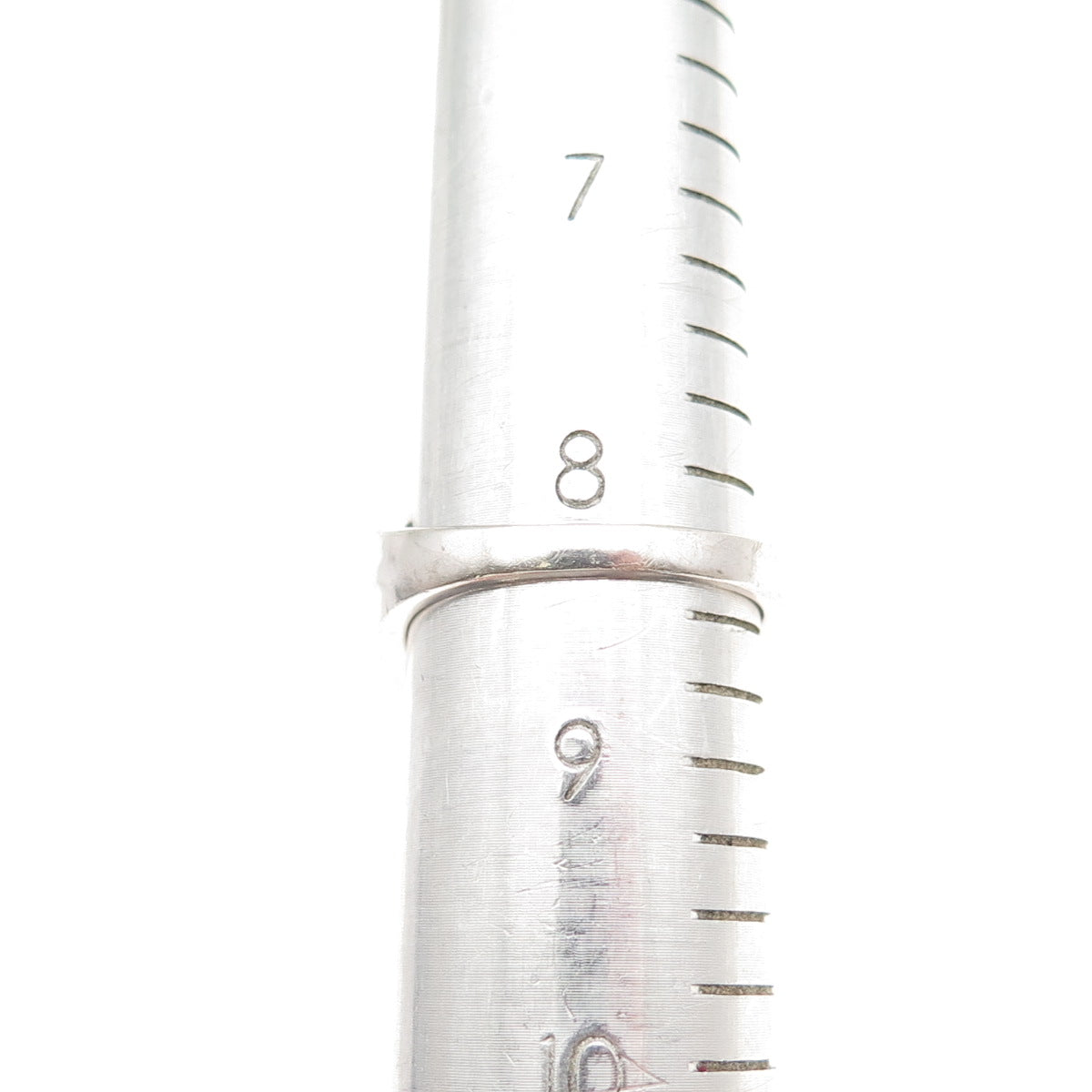 HENG NGAI 925 Sterling Silver Real Oval-Cut Blue Topaz Ring Size 8.5