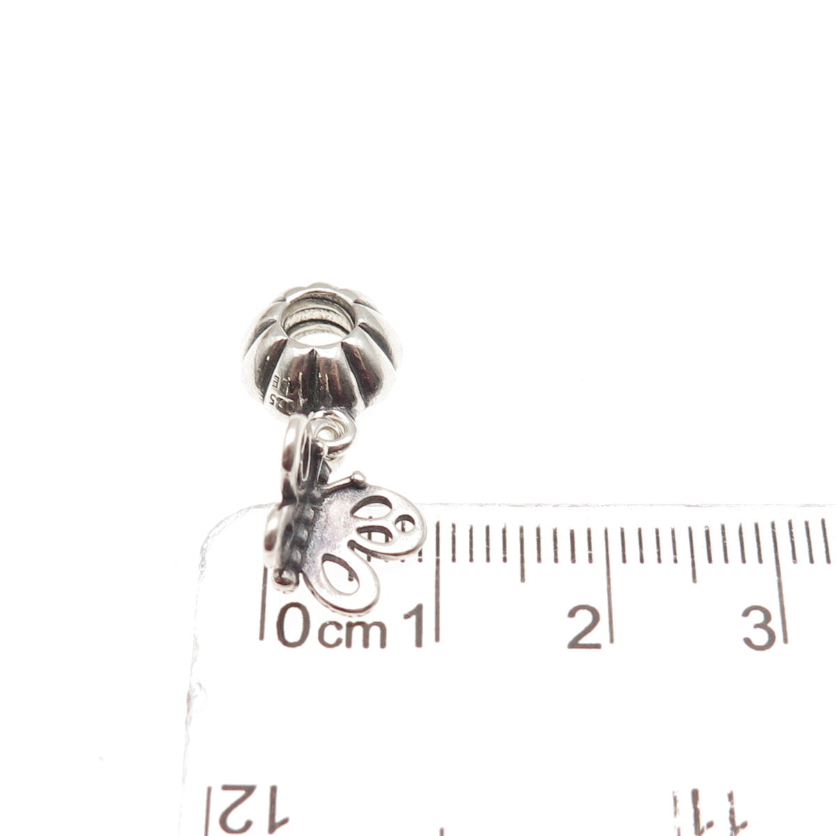 PANDORA 925 Sterling Silver Friends Forever Butterfly Dangle Charm
