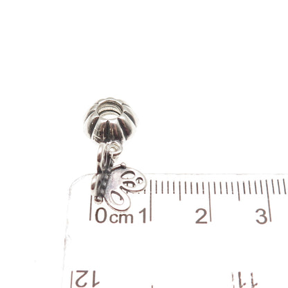 PANDORA 925 Sterling Silver Friends Forever Butterfly Dangle Charm