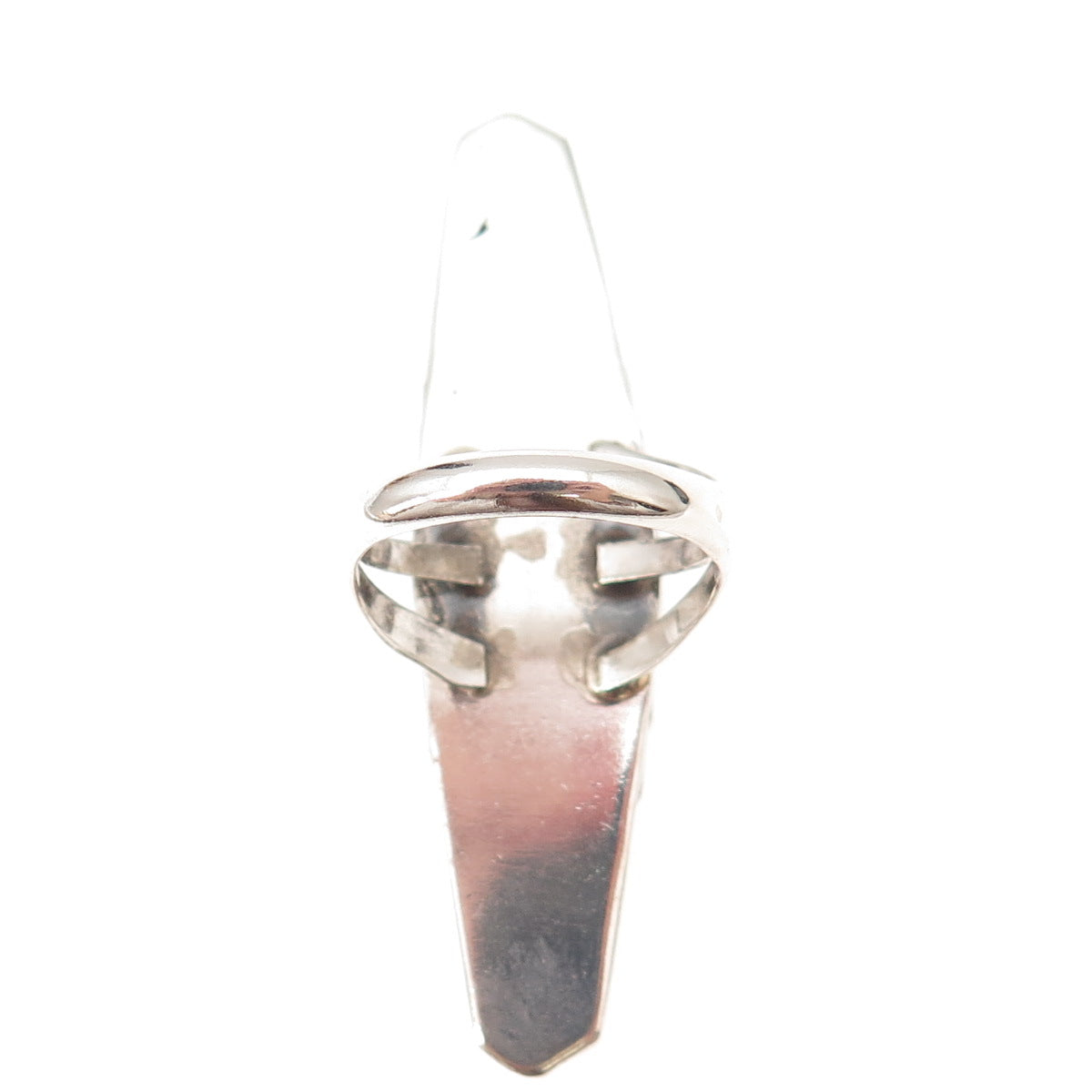 Old Pawn 925 Sterling Silver Vintage Southwestern MOP Tribal Ring Size 7.5