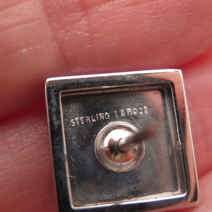 LAMODE 925 Sterling Silver Vintage Diamond-Cut North Star Lapel Pin