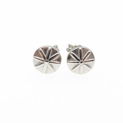 925 Sterling Silver Flower / Umbrella Stud Earrings