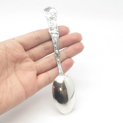 925 Sterling Silver Antique Watson States & Cities Newport RI. Demitasse Spoon