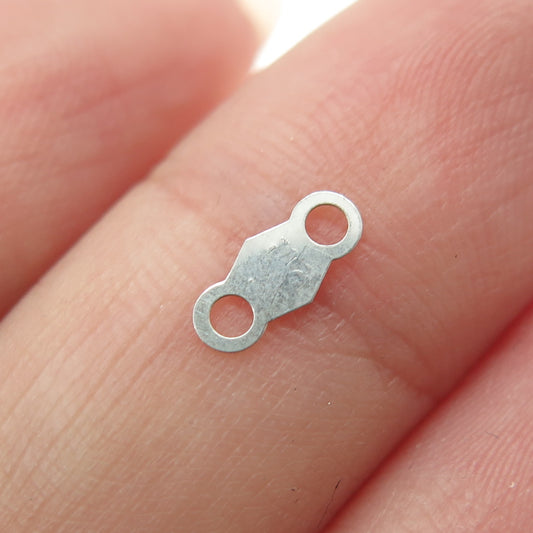 925 Sterling Silver Old Stock Vintage SET of 550 Chain Clasp Tags