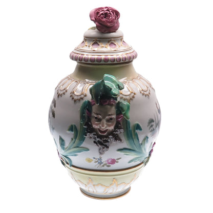 KPM Royal Porcelain Factory Berlin Antique Late XIX Hand-Painted Porcelain Urn