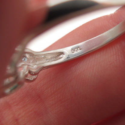 925 Sterling Silver Real Turquoise & Apatite Ring Size 8