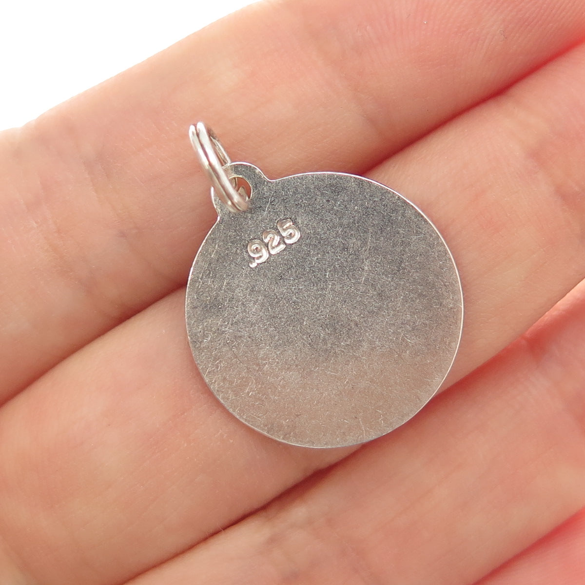 925 Sterling Silver Vintage Aunt Charm Pendant