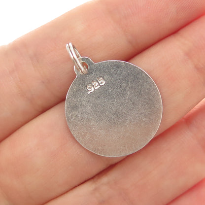 925 Sterling Silver Vintage Aunt Charm Pendant