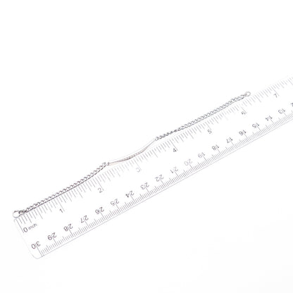 TIFFANY & CO. 925 Sterling Silver Vintage Eric ID Bracelet 6.5" (missing lock)