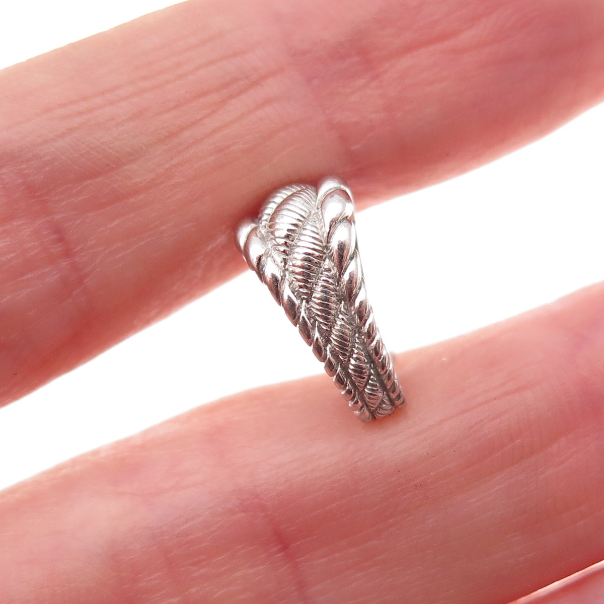 Judith Ripka 925 Sterling Silver Woven Bail for Pendant