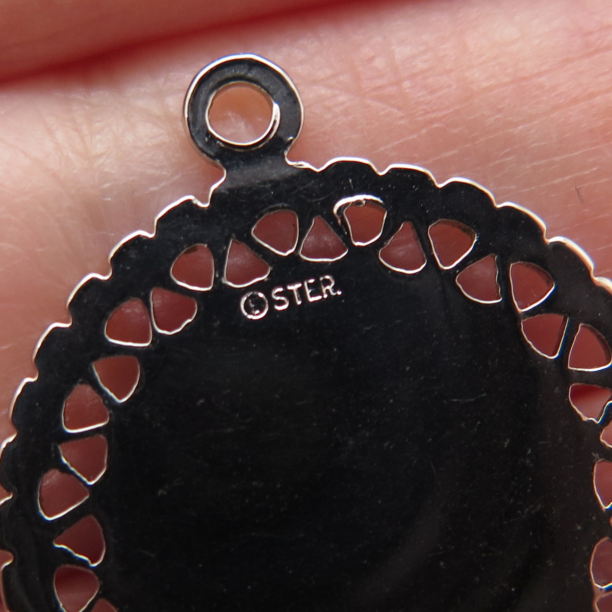 FRENCH & FRANKLIN 925 Sterling Silver Vintage Astrodome Minimalist Charm Pendant