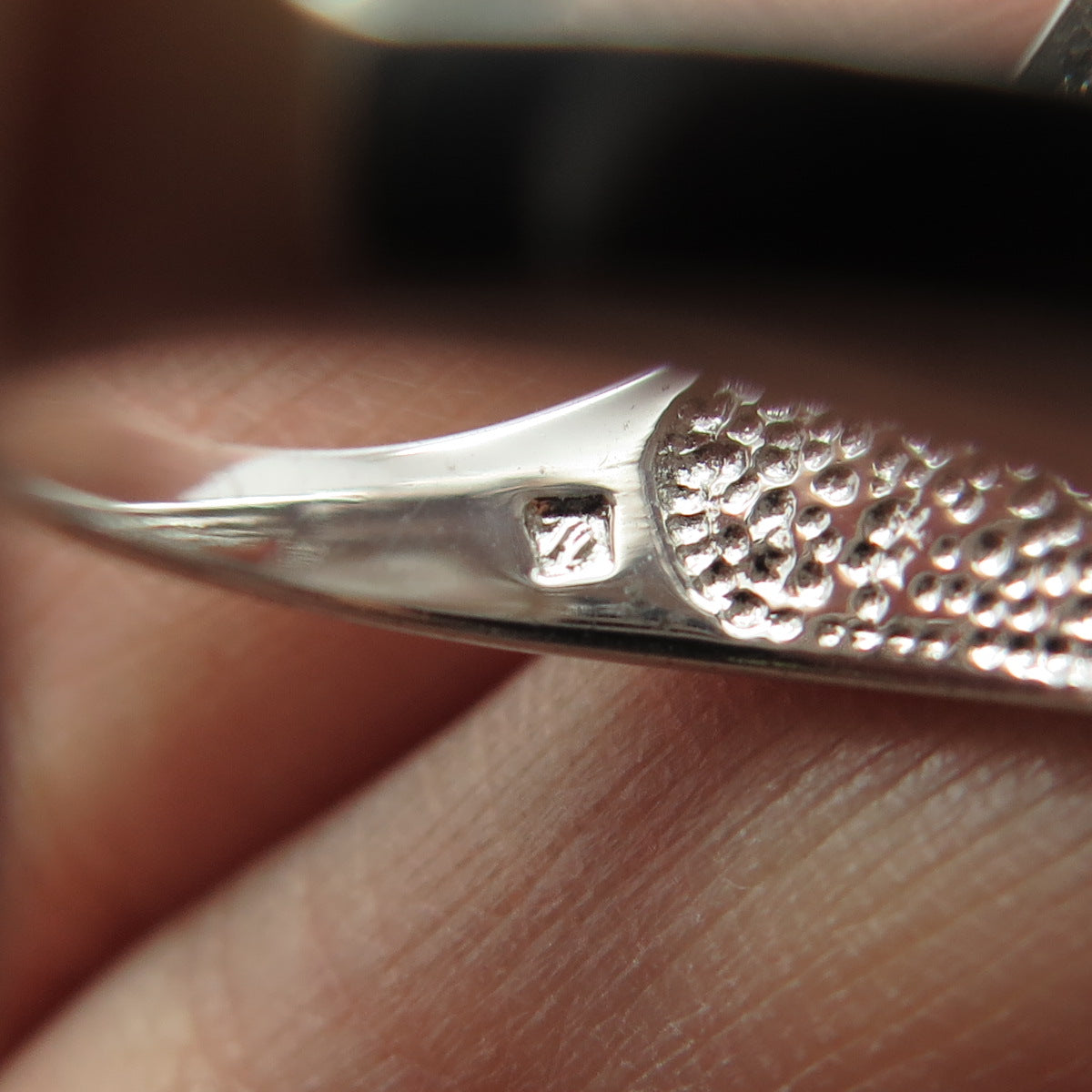 925 Sterling Silver Real Mother-of-Pearl & Citrine Seagull Sun Ring Size 7.25