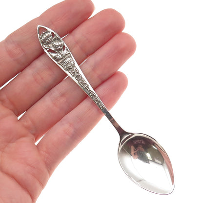 Charles M. Robbins Sterling Silver Antique Art Deco Montana State Coffee Spoon